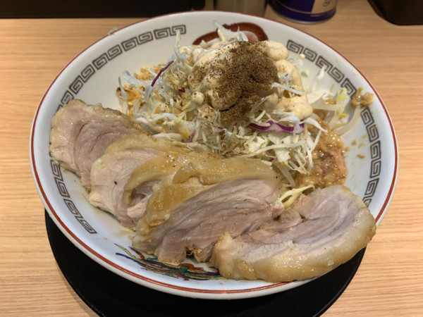 「冷やし中華　ミニ豚」@ラーメン豚山 門前仲町店の写真
