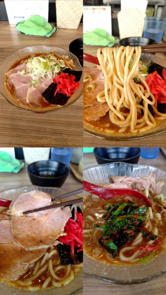 「限定『冷やし味噌ラーメン 肉増し+ニラキムチ』」@くじら食堂 nonowa東小金井店の写真