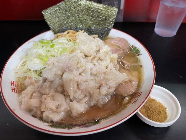 「塩チャーシューネギ身入りW魚粉¥1,500」@手打ち中華そば 酒田 河原町店の写真