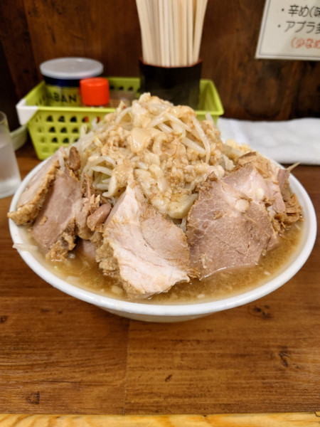 「大豚ダブル  ネギ  全部」@ラーメン二郎 品川店の写真