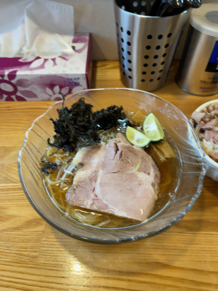 「冷やし醤油（1000円）」@麺や 一想の写真