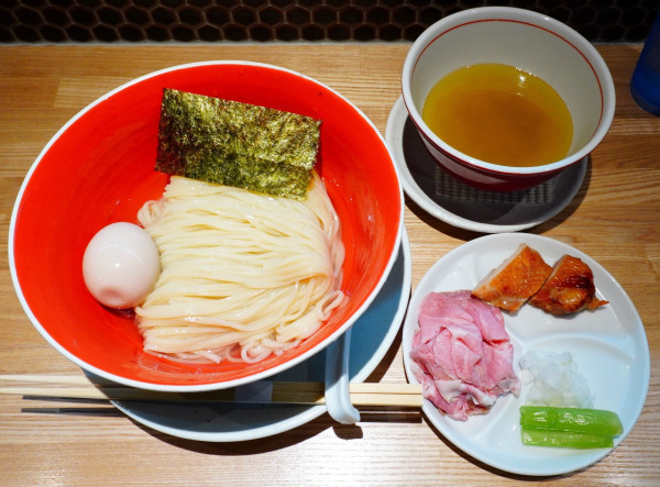 「塩つけ麺プレミアム＋味玉」@麺屋BISQの写真