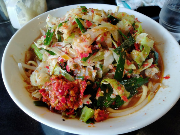 「極辛ラーメン野菜増し」@激辛拉麺 鷹の爪の写真