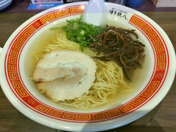 「博多豚そば　：バリカタ」@博多鉄八 安曇野店の写真