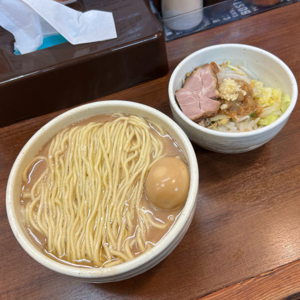 「スタベジらーめん＋味玉」@麺処 一笑の写真