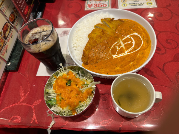「カツカリーライスセット（並盛・4辛）880円」@スターサンジ LABI1高崎店の写真