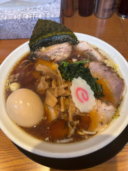 「特製生姜醤油らーめん」@新潟長岡らーめん みずさわ 東大宮店の写真