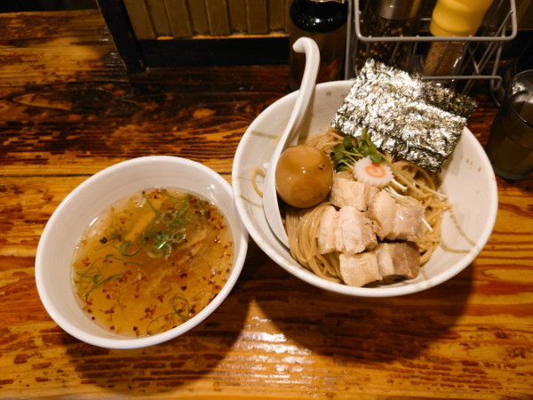 「【限定】宗田節と焦がしネギのつけ麺(塩)」@G麺7の写真