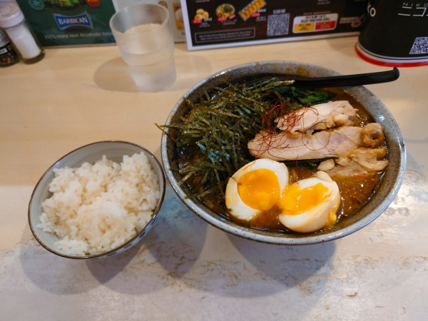 「ポタージュカレー麺」@ニコニコまぜ麺＆カレーの写真