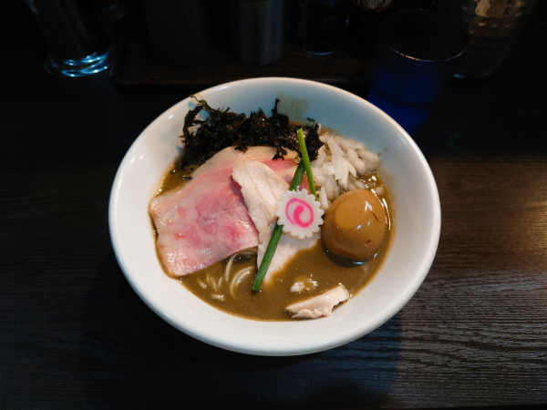 「味玉濃厚そば」@中華そば いづるの写真