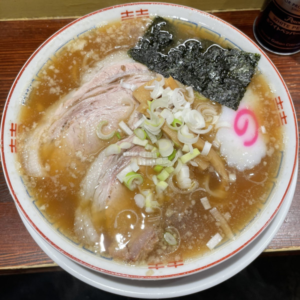「いりこ（淡口）950円（平打ち麺）」@大井町立食い中華蕎麦 いりこ屋の写真