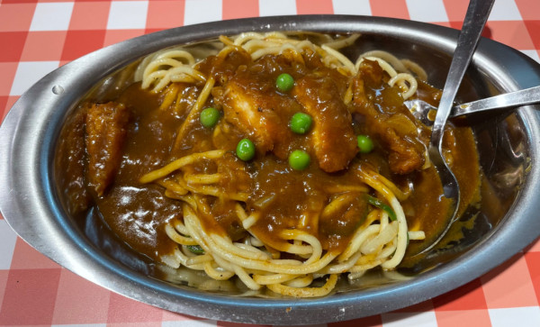 「インディアンスパ」@スパゲティーのパンチョ 大阪四ツ橋店の写真