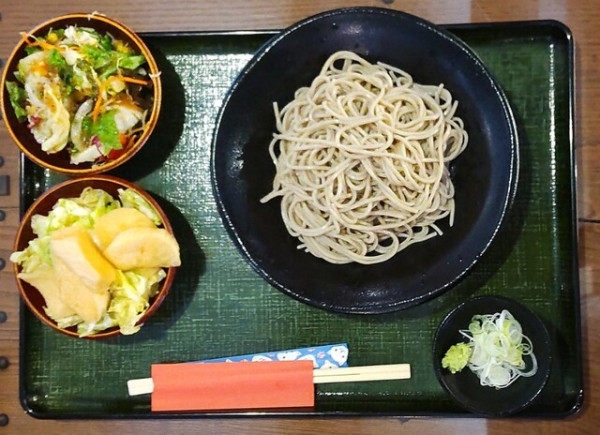 「十割 もりそば 並」@石臼十割そば森久の写真