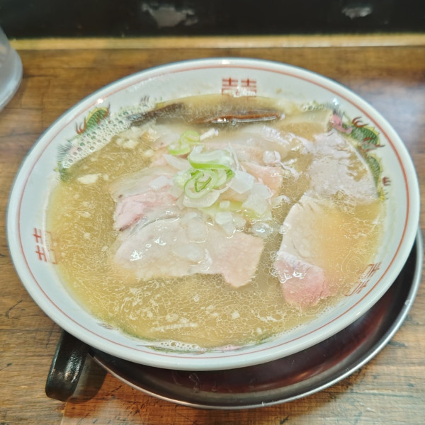 「中華そば（塩  大盛）」@MENクライ  神保町店の写真