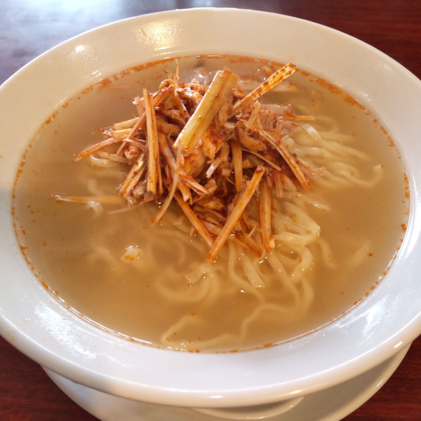 「鶏葱麺（￥850）」@多摩川餃子軒の写真