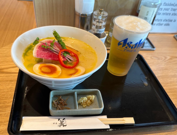 「鶏白湯Special  Soba」@銀座 篝 成田空港店の写真