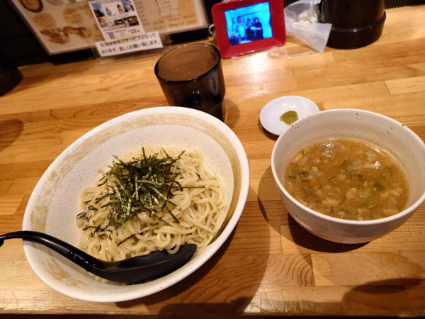 「つけ麺(麺少なめ、850円)」@上州山賊麺 大大坊の写真