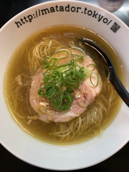 「塩らぁ麺」@牛骨らぁ麺 マタドール 本店の写真