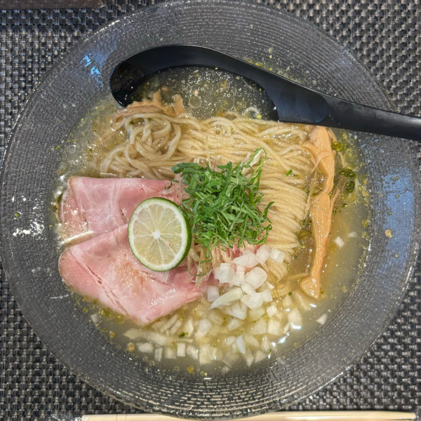 「山椒香る冷やし塩そば」@中華そば 向日葵の写真