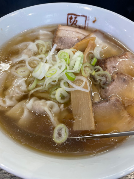 「ワンタンメン」@喜多方ラーメン 坂内 なんば日本橋店の写真