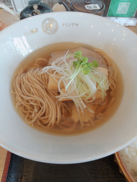 「だし麺 塩」@だし麺屋ナミノアヤ 上尾店の写真
