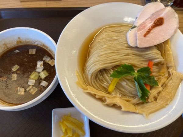 「貝汁昆布水の芳醇つけ麺:1100円」@めん処 きよ洲の写真