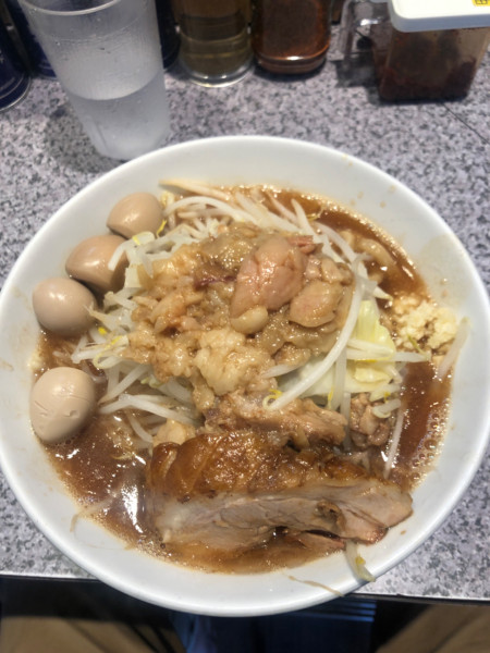 「ミニ、うずら」@ラーメン宮郎の写真