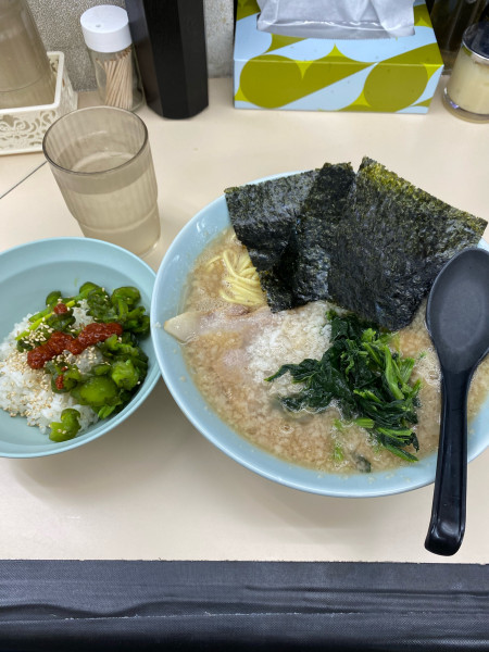 「鬼こってり中盛」@横浜家系ラーメン田中の写真
