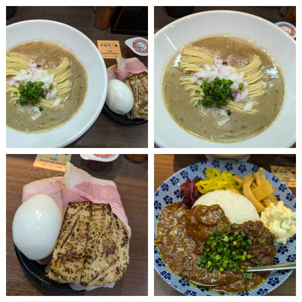 「【4周年限定】十目一八食堂謹製麺ドロニボ➕ビーフキーマ相かけ」@Noodle&Spice curry 今日の1番の写真