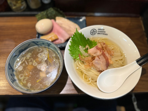 「限定 鰹昆布水つけ麺 1300円」@DRIED SARDIN BROTHERSの写真