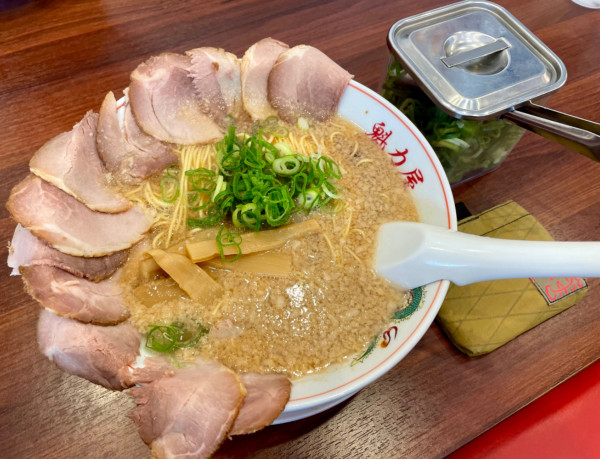 「肉入りラーメン＋大盛」@ラーメン魁力屋 千里丘店の写真