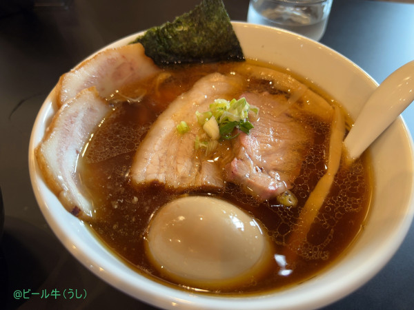 「特製中華そば(1200円)、肉ごはん(350円)」@中華蕎麦 あら田の写真