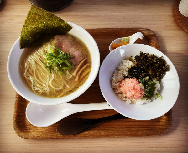 「朝ラー塩」@りっすい社の写真