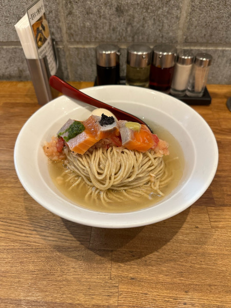 「銀鮭の冷やしそば」@麺処 青野の写真