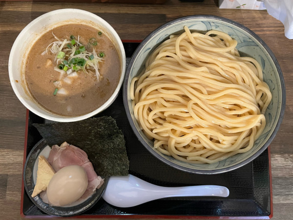「特製濃厚鶏魚介つけそば 大」@つけそば九六 龍ケ崎店の写真