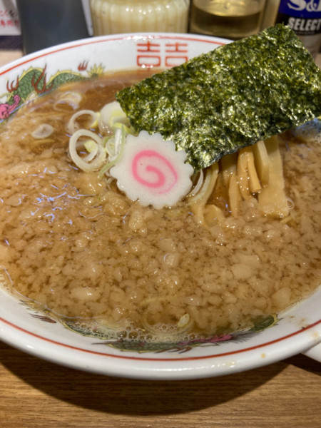 「こってり煮干中華そば¥980」@江戸前煮干中華そば きみはん 梅田店の写真