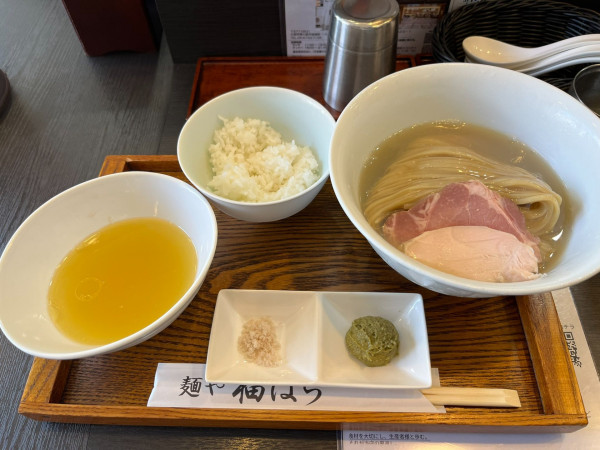 「牡蠣昆布水塩つけそば」@麺や 福はらの写真