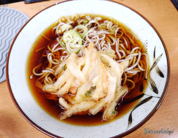 「かき揚げ天そば（470円）」@つくば本店 駅前店の写真