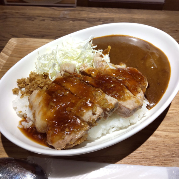 「厚切り豚の生姜焼きカレー（中）（￥1,254）」@生姜焼き専門店 いかがで生姜?の写真