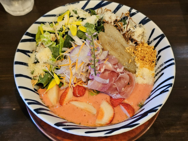 「【限定】冷やしイチゴsoba　1850円」@sobabar Ciliegioの写真