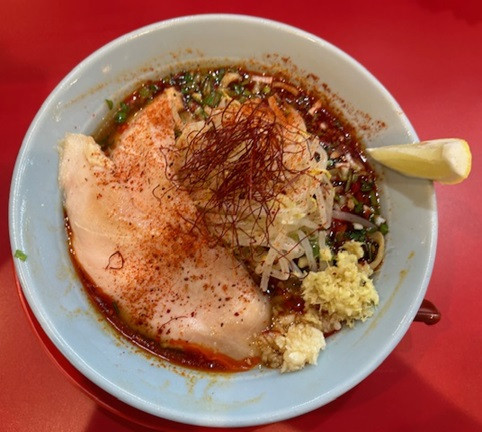 「7月限定麺  冷やしの季節〜赤〜 1,000円。」@自家製麺 酉の写真