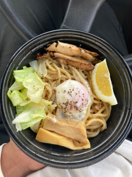 「はしそばこってり500円」@中華そば・特製もりそば 満帆 伊勢崎店の写真