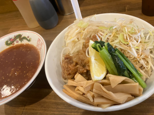 「辛つけめん」@男気らーめん アカギの写真