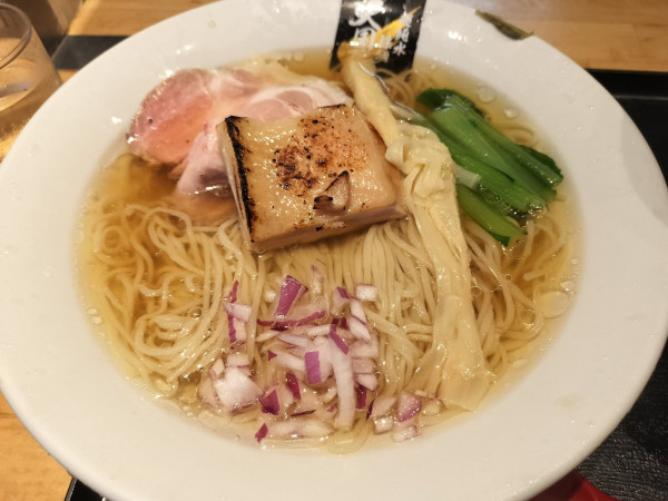 「冷やし煮干しらーめん」@超純水採麺 天国屋の写真