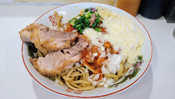 「【限定】冷やしあさりトマト(ニンニク少なめ)＋粉チーズ」@ハイパーファットンの写真