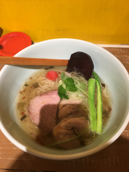 「焼きあごといりこ（850円）」@ラーメン凪 下北沢店の写真