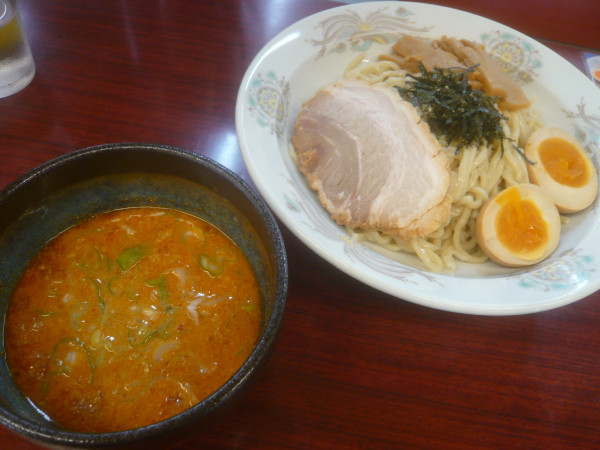 「つけ麺（並、冷しタンタン）」@満北亭 新青海街道東大和店の写真