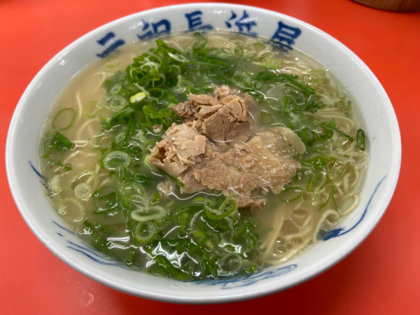 「ラーメン（ネギ多め）」@元祖 長浜屋の写真