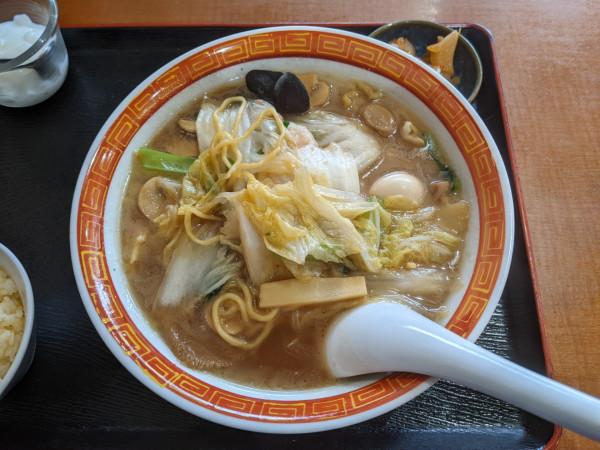 「五目タン麺：880円＋消費税？＝924円」@天民閣の写真