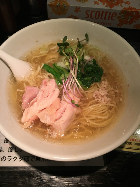 「塩生姜らー麺(800円)」@塩生姜らー麺専門店 MANNISHの写真